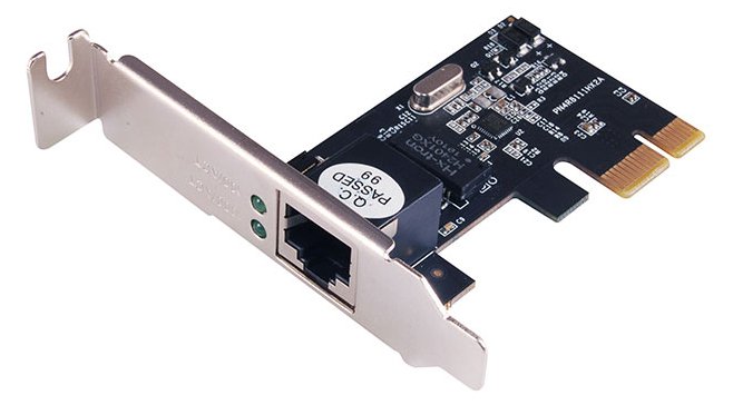 Longshine NEK PCIe x1 1GBit RJ-45 retail - Netzwerkkarte - PCI