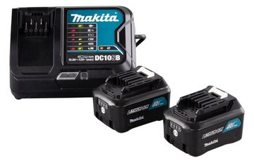 Makita DC10SB - Power Source Kit - Batterieladegerät + Batterie 2 x von LumaTech