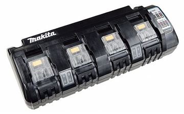 Makita DC18SF - Batterieladegerät - 4 x Batterien laden - 3 A - 4 Ausgabeanschlussstellen (Batterieverbindung) von LumaTech