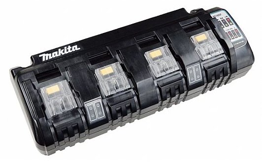 Makita DC18SF - Batterieladegerät - 4 x Batterien laden - 3 A - 4 Ausgabeanschlussstellen (Batterieverbindung)