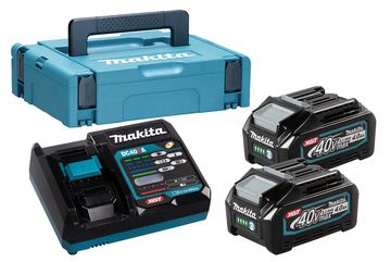 Makita Powersource-Kit XGT Starterset 40V, 4.0Ah, Li-Ionen, 2 Akkus [8.0Ah] [320Wh] von LumaTech