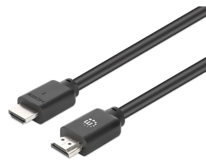 Manhattan 4K60 HDMI 2.0 Kabel 18 Gbit/s schwarz - - Digital/Display/Video - Kabel - Digital/Daten