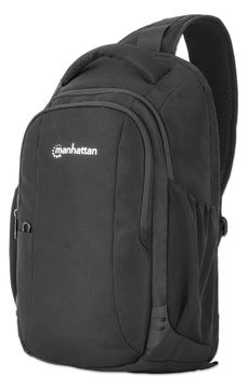 Manhattan Amsterdam Notebook-Umhängetasche 13.3 schwarz - Rucksack von LumaTech