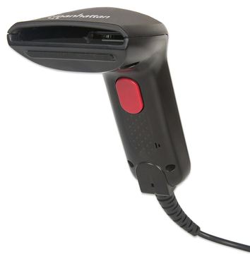 Manhattan Contact CCD Handheld Barcode Scanner, USB, 60mm Scan Width, Cable 152cm, Max Ambient Light 5,000 lux von LumaTech