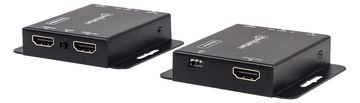Manhattan HDMI 1080p over Ethernet Extender Kit, Up to 50m with Single Cat6 Cable, Tx & Rx Modules, IR Support von LumaTech