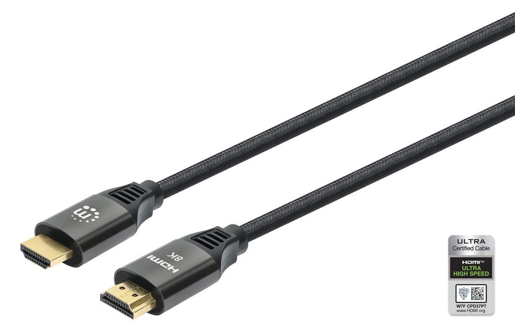 Manhattan HDMI Cable with Ethernet, 8K@60Hz (Ultra High Speed)