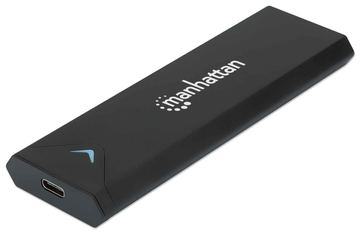 Manhattan M.2 NVMe SSD Enclosure, USB-C Female Connection, 10 Gbps (USB 3.2 Gen2 aka USB 3.1) von LumaTech