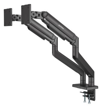 Manhattan Tischhalterung mit mech. Feder 2 Monitore 17-45 von LumaTech