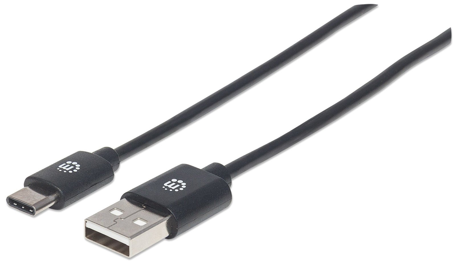 Manhattan USB-C to USB-A Cable, 3m, Male to Male, 480 Mbps (USB 2.0)