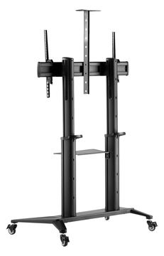 Manhattan Wagen - für flat panel / notebook / AV equipment - heavy-duty, large-screen, height-adjustable - Aluminium von LumaTech