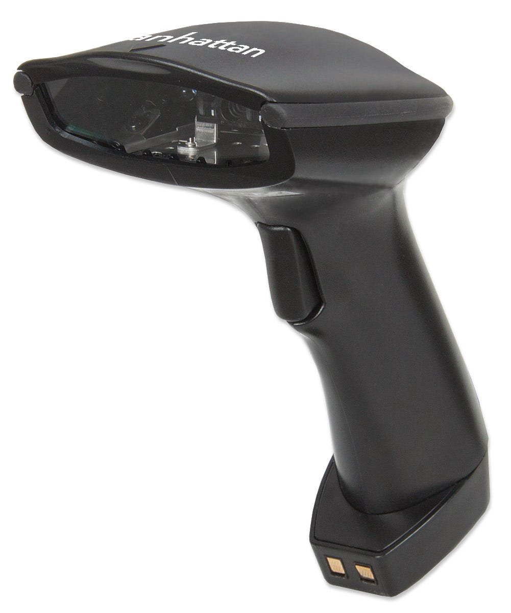 Manhattan Wireless Linear Handheld CCD Barcode Scanner, Bluetooth, 500mm Scan Depth, up to 80m effective range