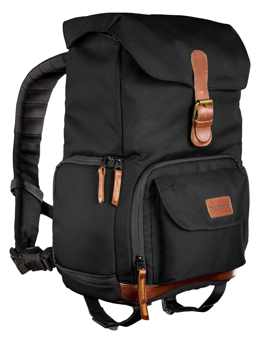 mantona Luis - Rucksack für Digitalkamera mit Objektiven