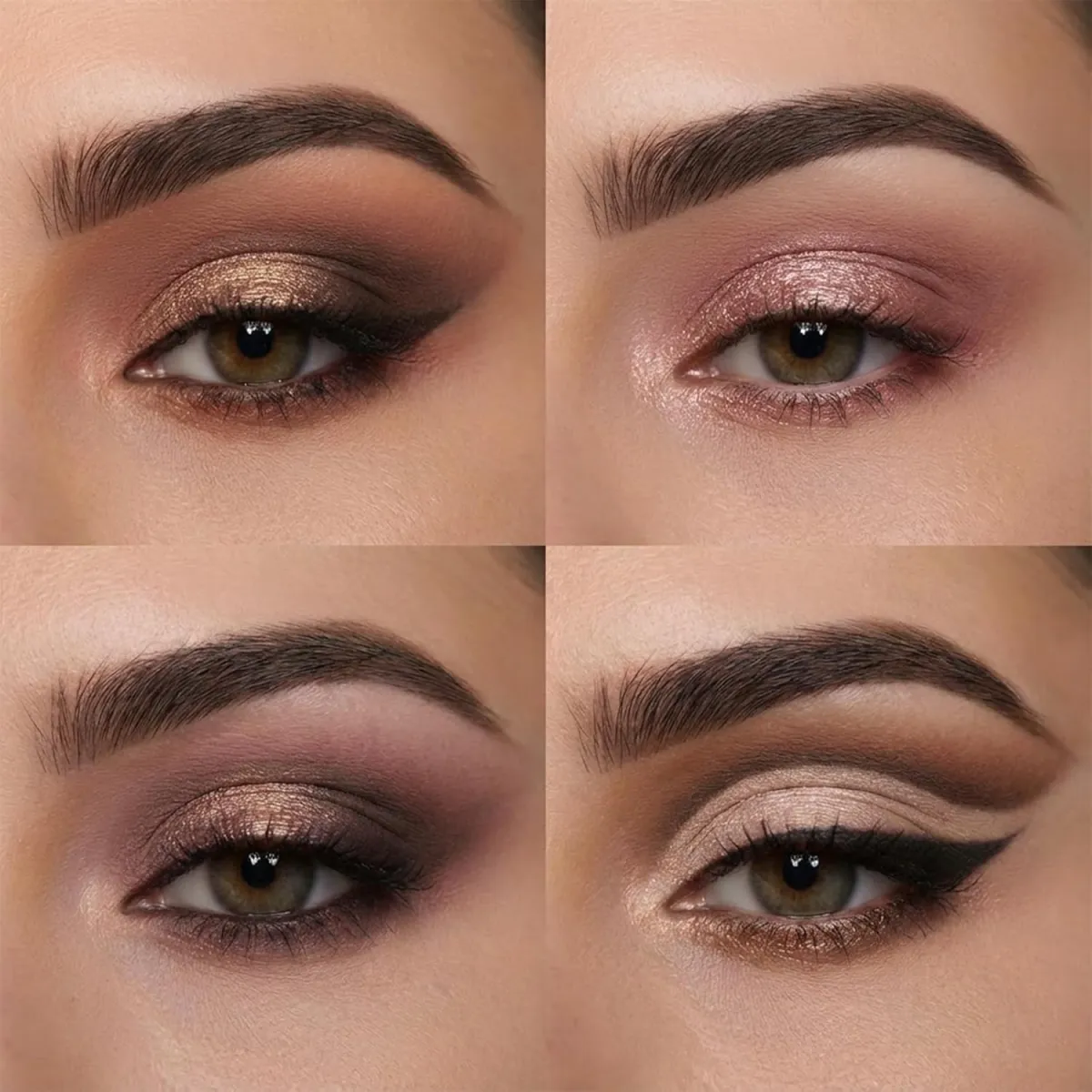 Erinde 9 Farben Nude Lidschatten Palette, Warme Braune Neutrale Lidschatten Make-up, Hochpigmentierte Eyeshadow Palette, Langanhaltend Matte und Schimmernde, für Einen Täglichen Natürlichen Look — Bild 2