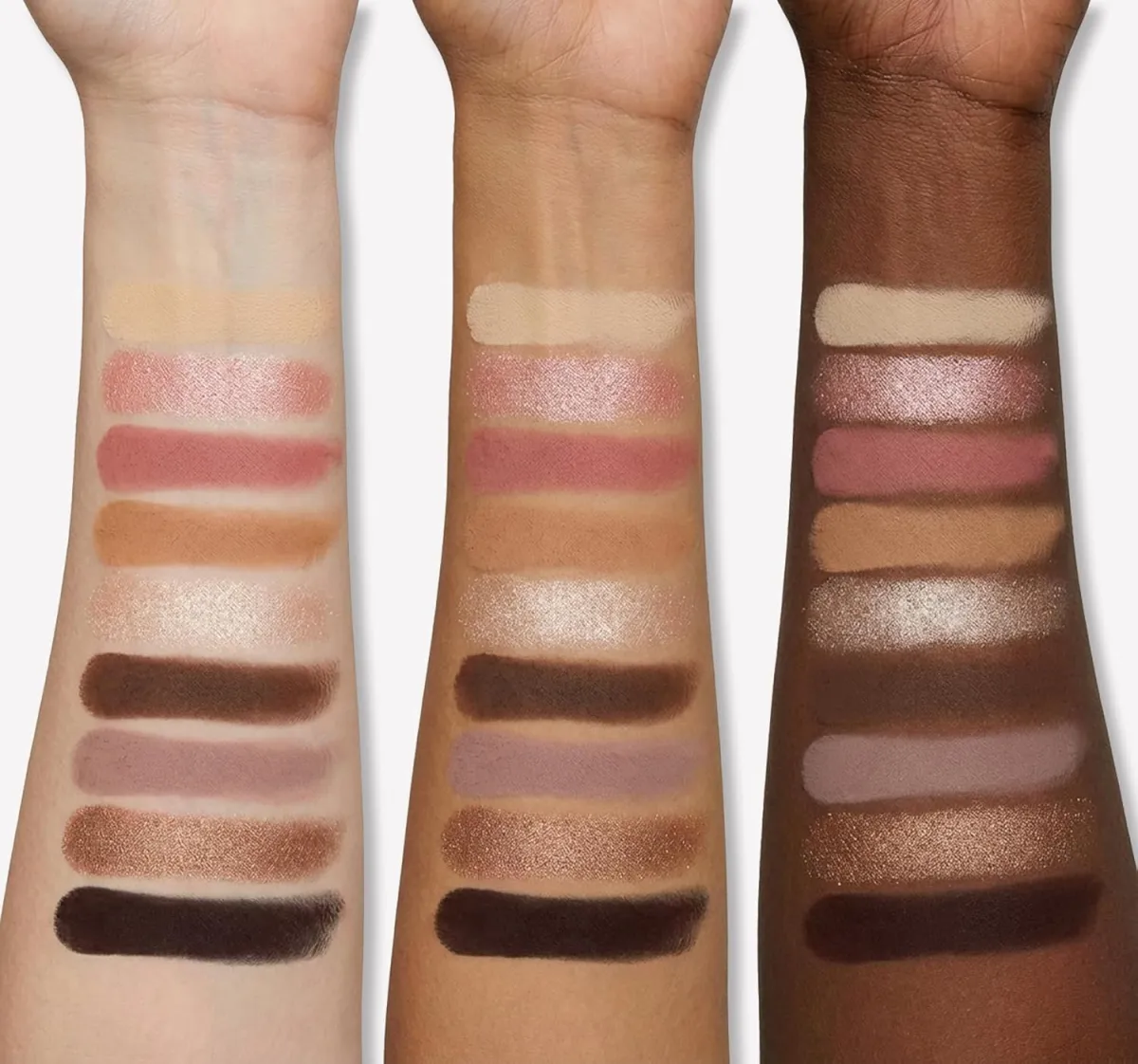 Erinde 9 Farben Nude Lidschatten Palette, Warme Braune Neutrale Lidschatten Make-up, Hochpigmentierte Eyeshadow Palette, Langanhaltend Matte und Schimmernde, für Einen Täglichen Natürlichen Look — Bild 3