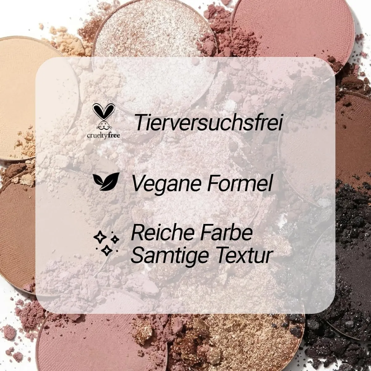 Erinde 9 Farben Nude Lidschatten Palette, Warme Braune Neutrale Lidschatten Make-up, Hochpigmentierte Eyeshadow Palette, Langanhaltend Matte und Schimmernde, für Einen Täglichen Natürlichen Look — Bild 5
