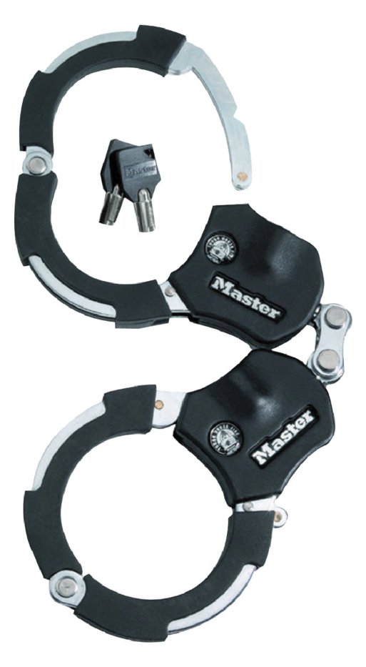 MasterLock Street Cuff Slot - Ringschloss - Schwarz - Silber - Stahl - Schlüssel - 360 mm - 7,6 mm