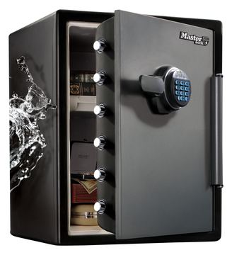 MasterLock XXL-Sicherheitssafe mit digitaler Kombination - Schwarz - Grau - Zahlenschloss - 472mm - 490mm - 605mm von LumaTech