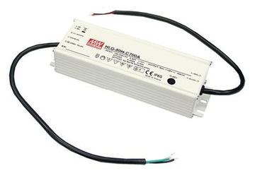 Meanwell MEAN WELL HLG-80H-C700B - 80 W - IP20 - 90 - 305 V - 0,7 A - 129 V - 61,5 mm von LumaTech