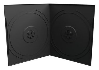 MEDIARANGE BOX10-2 - DVD-Hülle - 2 Disks - Schwarz - Kunststoff - 120 mm - 125 mm