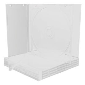 MEDIARANGE BOX23-T - Schmuckschatulle - 1 Disks - Transparent - Kunststoff - 120 mm - 140 mm
