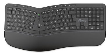 MEDIARANGE ergonomische Multimedia Funk-Tastatur - TL: Deutsch, QWERTZ