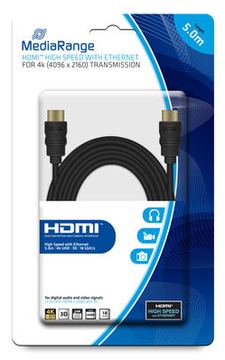 MEDIARANGE HDMI mit Ethernetkabel - HDMI (S) von LumaTech