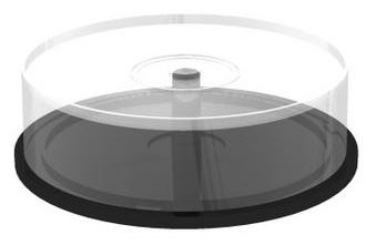 MEDIARANGE Medien-Aufbewahrungsbox - Kapazität: 25 DVD, 25 CD von LumaTech