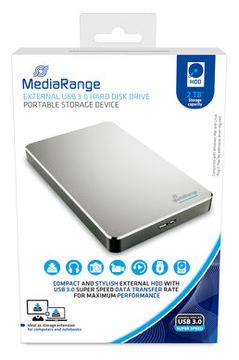 MEDIARANGE MR997 - Festplatte - 2 TB - extern (tragbar) von LumaTech