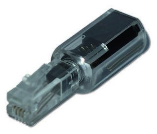MEDIARANGE MRCS305 - RJ-11 - Schwarz - Transparent - Männlich