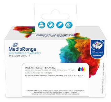 MEDIARANGE MRHP655 - 21,6 ml - 14,2 ml - 620 Seiten - 770 Seiten - 4 Stück(e) - Multipack