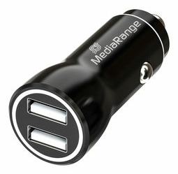 MEDIARANGE MRMA103-02 - Auto - Zigarettenanzünder - 5 V - Schwarz - Silber von LumaTech