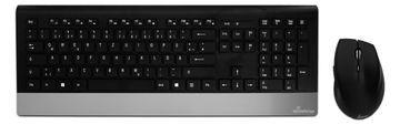 MEDIARANGE MROS105 - Tastatur-und-Maus-Set - kabellos - TL: Deutsch, QWERTZ von LumaTech