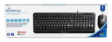 MEDIARANGE MROS108 - Tastatur-und-Maus-Set - USB - TL: Deutsch, QWERTZ von LumaTech