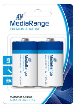 MEDIARANGE Premium MRBAT109 - Batterie 2 x D von LumaTech