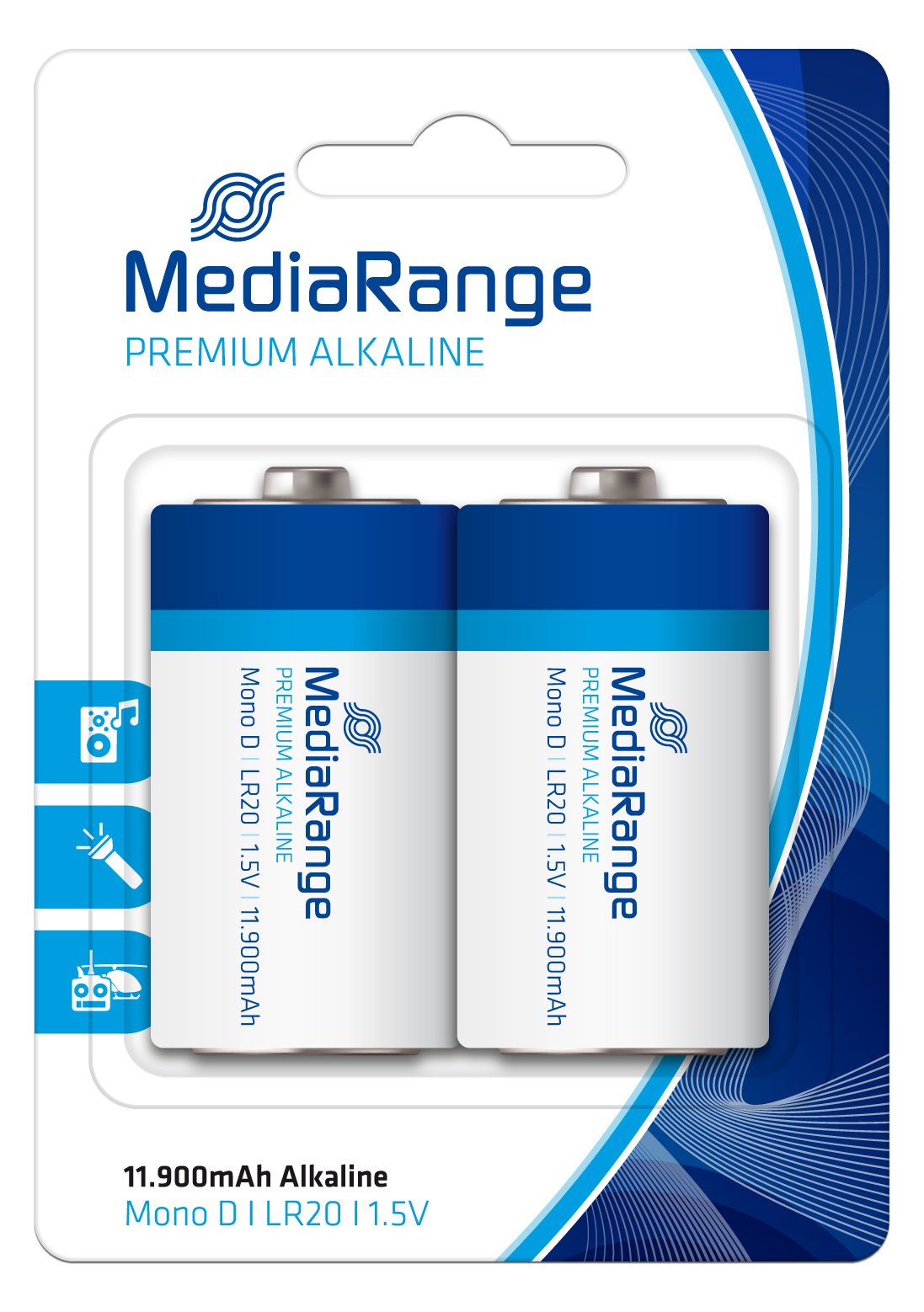 MEDIARANGE Premium MRBAT109 - Batterie 2 x D