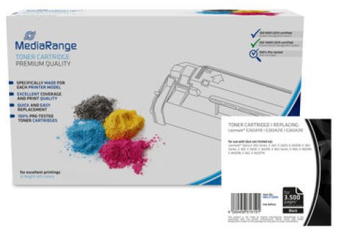 MEDIARANGE Toner Lexmark für E260A11E/E260A21E/E260A31E sw - Tonereinheit