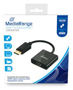 MEDIARANGE Videoadapter - DisplayPort männlich zu HDMI weiblich von LumaTech