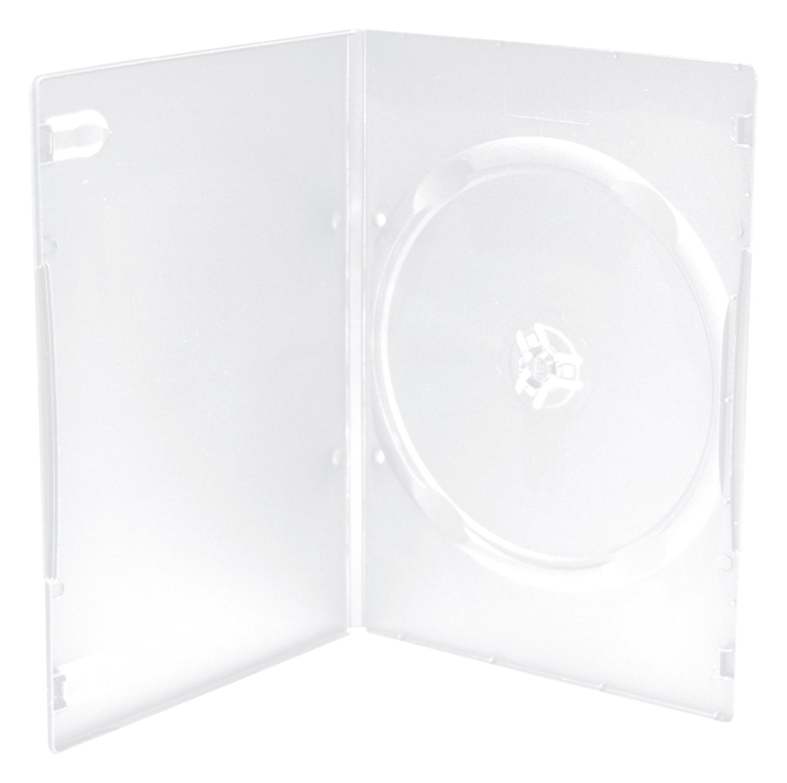 MEDIARANGE Zubehör CD-/DVD-Rohlinge - DVD-Hülle - 1 Disks - Transparent - Kunststoff - 120 mm - RoHS