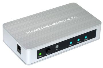 MicroConnect MC-HMSW301B - HDMI - Aluminium - Aluminium - 60 Hz - 480i - 600 MHz von LumaTech