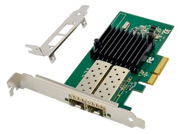 MicroConnect Network Card PCIe x4 I350-F2 Dual- 1GbE SFP von LumaTech
