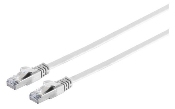 MicroConnect U/UTP CAT6A White Flat Unshielded Network Cable - Kabel - Netzwerk