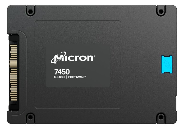 Micron 7450 PRO - SSD - Enterprise - verschlüsselt - 7680 GB - intern - 2.5 (6.4 cm)