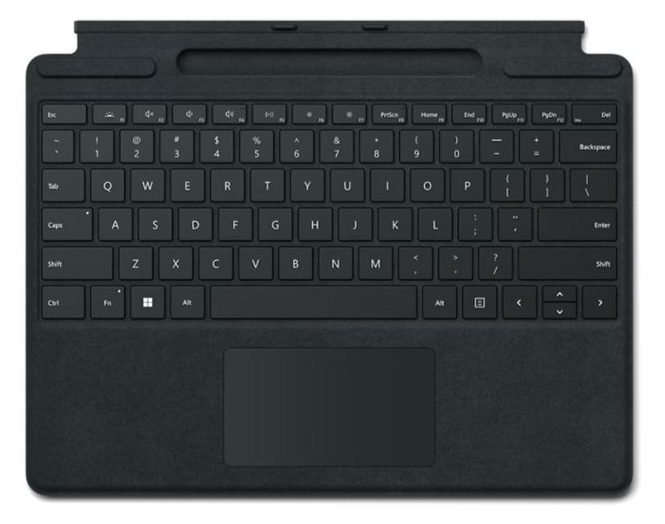 Microsoft Surface Pro Keyboard Schwarz P - Tastatur - TL: Deutsch, QWERTZ