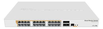 MikroTik Cloud Router Switch CRS328-24P-4S+RM - Switch - L3 - managed - 24 x 10/100/1000 (PoE) von LumaTech