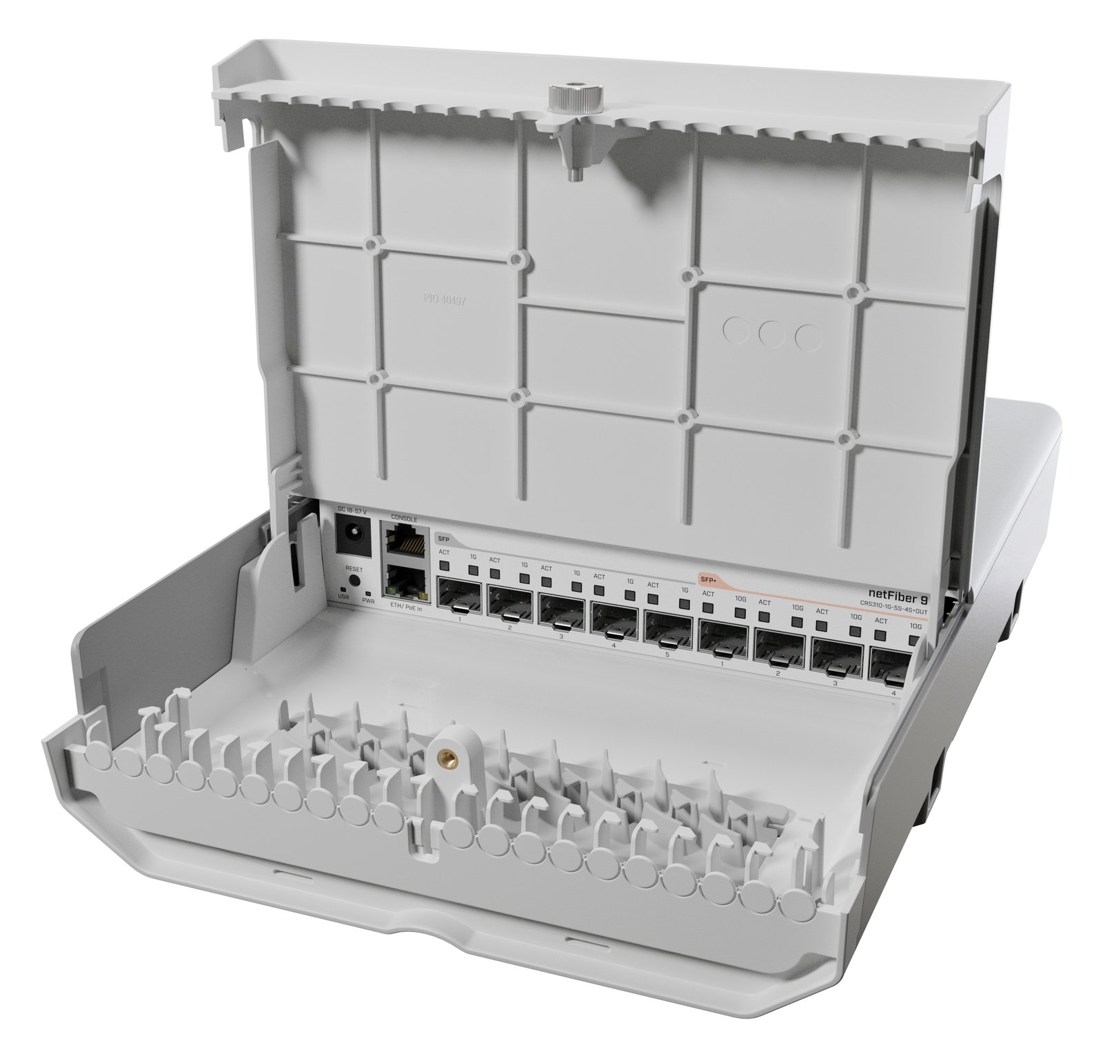 MikroTik netFiber 9 - Switch - managed - 5 x SFP + 4 x SFP+