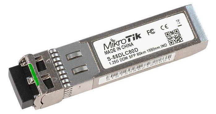 MikroTik S-55DLC80D - SFP (Mini-GBIC)-Transceiver-Modul - SFP (mini-GBIC)