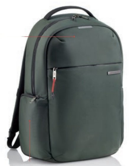 MIQUELRIUS Bag to work Series Rucksack M gruen - Rucksack
