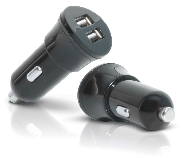 Mobilis Auto-Netzteil - 3.1 A - 2 Ausgabeanschlussstellen (USB)
