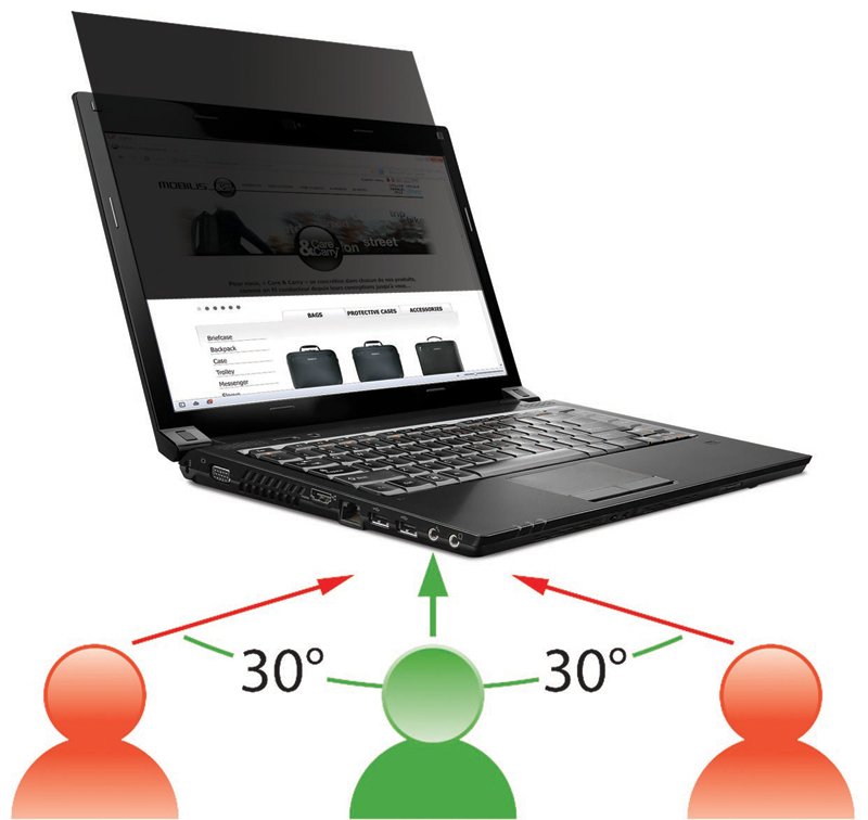 Mobilis Blickschutzfilter für Notebook - 31,8 cm Breitbild (12,5 Diagonale)