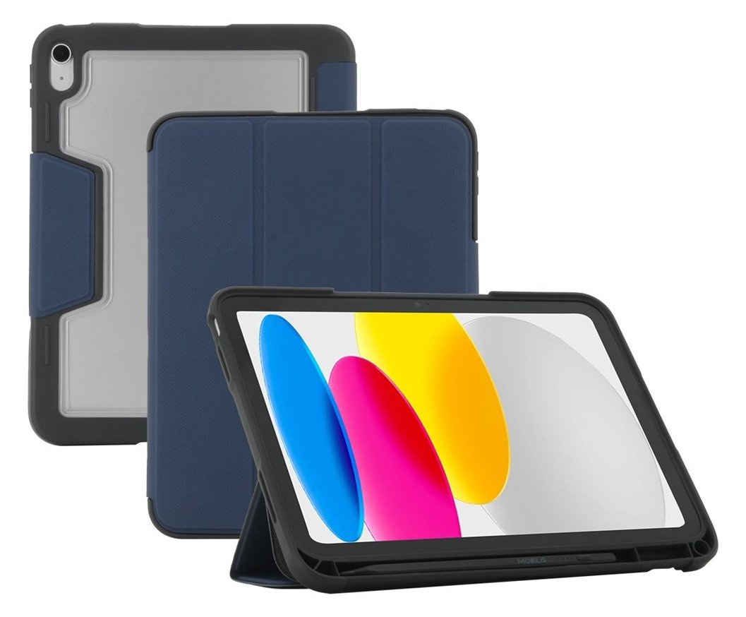 Mobilis Flip-Hülle für Tablet - widerstandsfähig - Blau